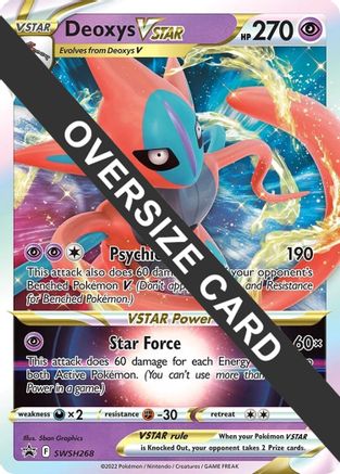 Deoxys VSTAR SWSH268  - Holofoil Jumbo Cards - Promo