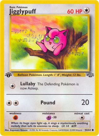 Jigglypuff 054/64  - Unlimited Jungle - Common