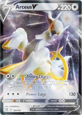 Arceus V 122/172  - Holofoil Miscellaneous Cards & Products - Promo