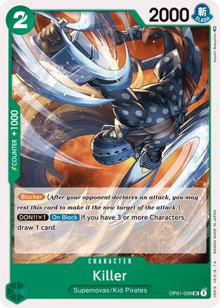 Killer (OP01-039) - Romance Dawn