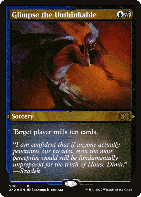 Glimpse the Unthinkable (2X2-500) - Double Masters 2022 Foil