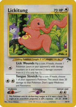 Lickitung 016  Southern Islands - Rare