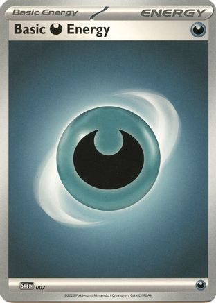 Basic Darkness Energy 007  SVE Scarlet & Violet Energies - Common