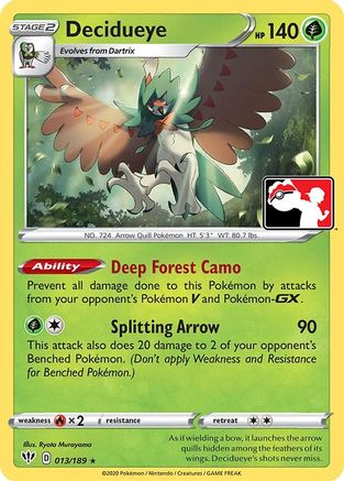 Decidueye 013  Prize Pack Series Cards - Rare