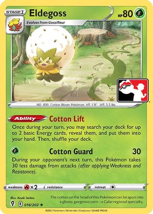 Eldegoss 016  Prize Pack Series Cards - Rare
