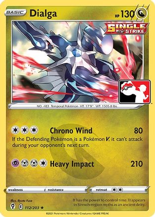 Dialga 112  Prize Pack Series Cards - Rare