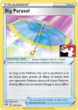 Big Parasol 157  Prize Pack Series Cards - Uncommon