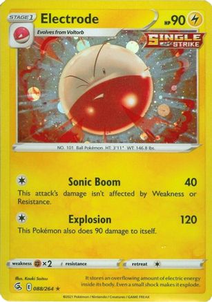 Electrode 088/264  - Holofoil Miscellaneous Cards & Products - Rare