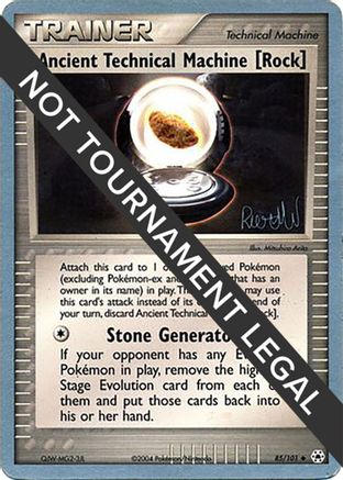 Ancient Technical Machine [Rock] - 2004 (Reed Weichler) 085  World Championship Decks - Uncommon