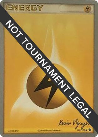 Lightning Energy - 2004 (Kevin Nguyen) 109  World Championship Decks - Common