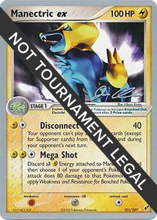 Manectric ex - 2006 (Jason Klaczynski) 101  World Championship Decks - Ultra Rare
