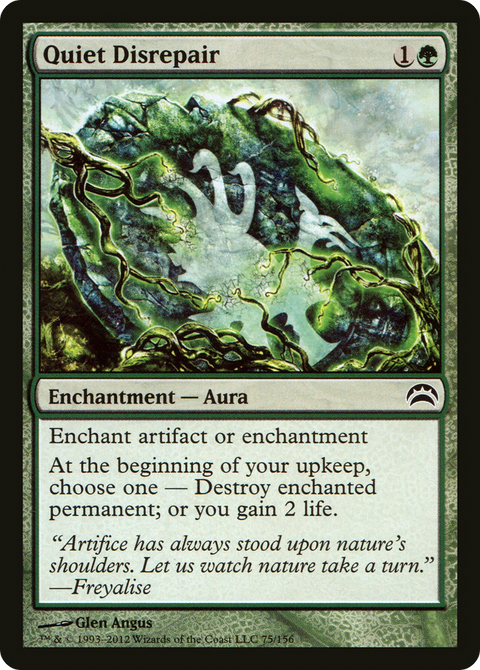 Quiet Disrepair (PC2-075) - Planechase 2012 Foil