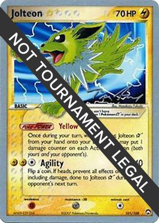 Jolteon Star - 2007 (Tom Roos) 101  World Championship Decks - Rare
