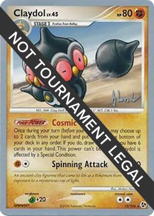 Claydol - 2008 (Dylan Lefavour) 015  World Championship Decks - Rare
