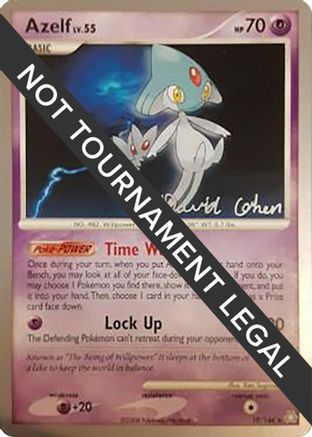 Azelf - 2009 (David Cohen) 019  World Championship Decks - Rare