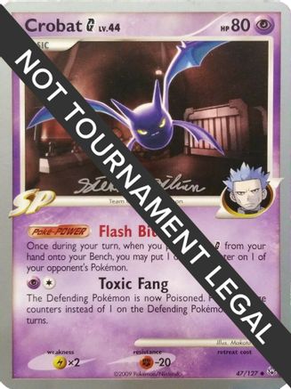 Crobat G - 2009 (Stephen Silvestro) 047  World Championship Decks - Uncommon
