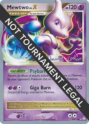 Mewtwo LV.X - 2009 (David Cohen) 144  World Championship Decks - Rare