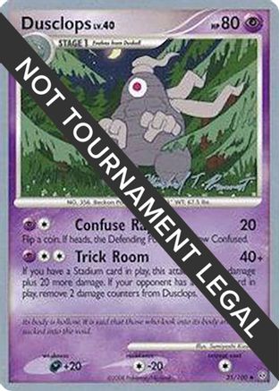 Dusclops - 2010 (Michael Pramawat) 035  World Championship Decks - Uncommon