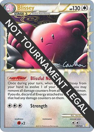 Blissey - 2011 (Ross Cawthon) 106  World Championship Decks - Ultra Rare