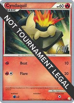 Cyndaquil - 2011 (Christopher Kan) 061  World Championship Decks - Common