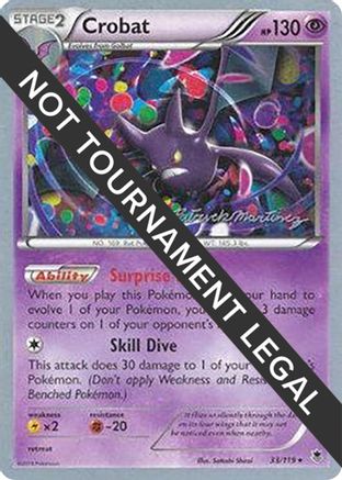 Crobat - 2015 (Patrick Martinez) 033  World Championship Decks - Rare