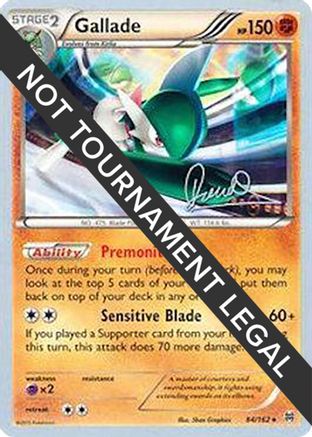 Gallade - 2017 (Diego Cassiraga) 084  World Championship Decks - Rare