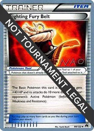 Fighting Fury Belt - 2018 (Naohito Inoue) 099  World Championship Decks - Uncommon