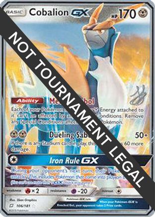 Cobalion GX - 2019 (Henry Brand) 106  World Championship Decks - Ultra Rare