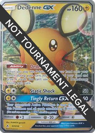 Dedenne GX - 2019 (Haruki Miyamoto) 057  World Championship Decks - Ultra Rare