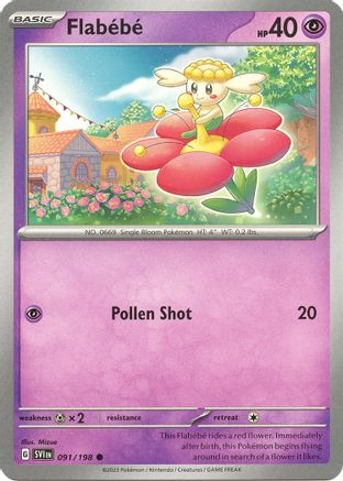 Flabebe 091/198  SV01 Scarlet & Violet Base Set - Common