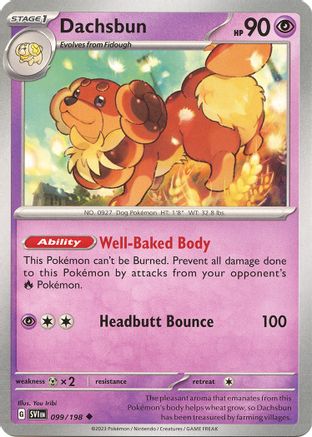 Dachsbun 099/198  SV01 Scarlet & Violet Base Set - Uncommon