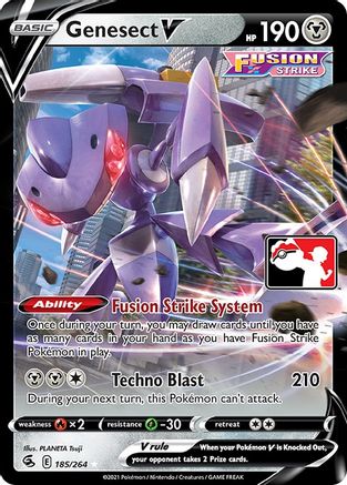 Genesect V 185  - Holofoil Prize Pack Series Cards - Ultra Rare