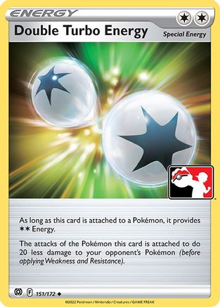 Double Turbo Energy 151/172  - Holofoil Prize Pack Series Cards - Uncommon