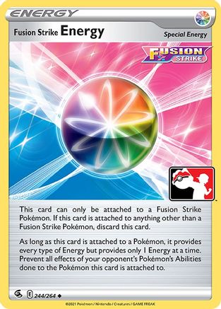 Fusion Strike Energy 244  - Holofoil Prize Pack Series Cards - Uncommon