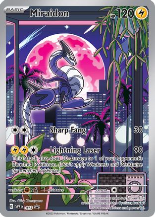 Miraidon 013  - Holofoil SV Scarlet & Violet Promo Cards - Promo