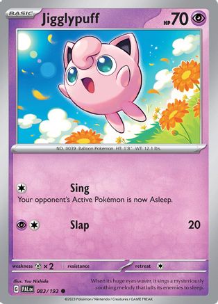Jigglypuff 083/193  SV02 Paldea Evolved - Common