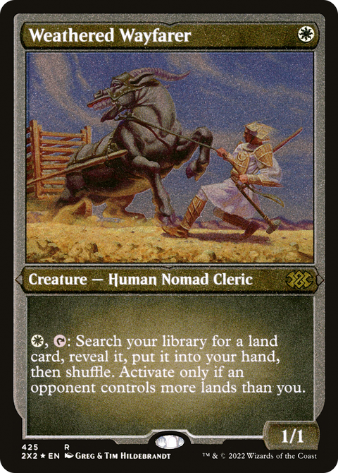 Weathered Wayfarer (2X2-425) - Double Masters 2022 Foil
