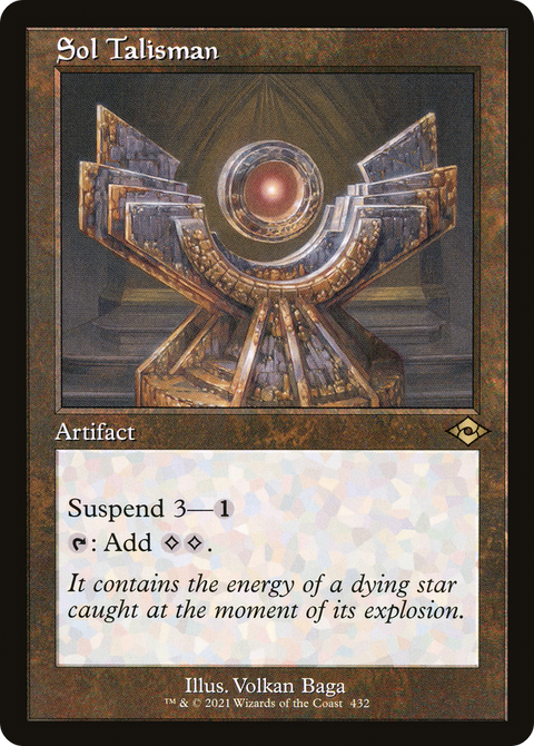 Sol Talisman (Retro Frame) (MH2-432) - Modern Horizons 2 Foil