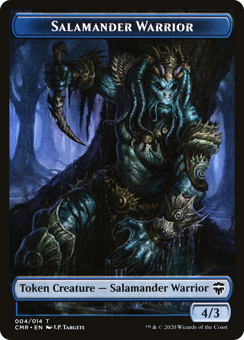 Salamander Warrior Token (CMR-004) - Commander Legends Tokens