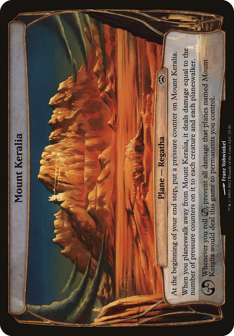 Mount Keralia (Planechase 2012) (OVER-025) - Planechase 2012 Planes Foil