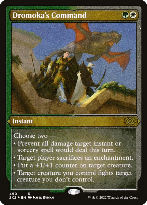 Dromoka's Command (2X2-490) - Double Masters 2022 Foil