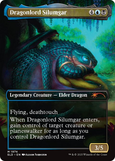 Dragonlord Silumgar // Dragonlord Silumgar (SLD-1974) - Secret Lair Drop (Borderless)