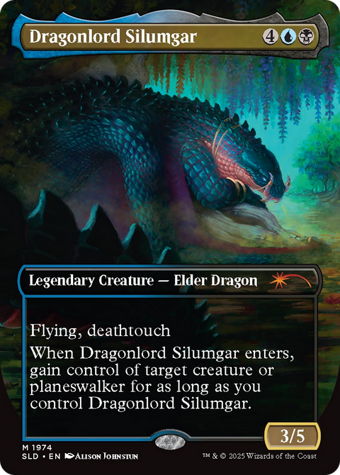 Dragonlord Silumgar // Dragonlord Silumgar (SLD-1974) - Secret Lair Drop (Borderless)
