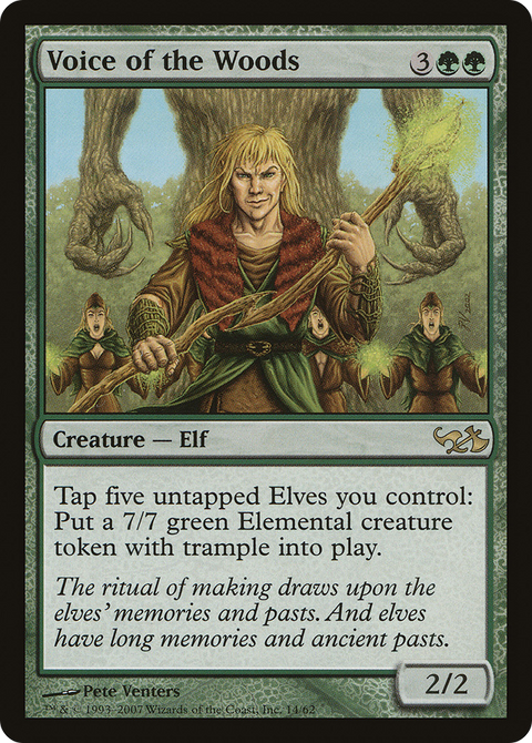 Voice of the Woods (EVG-014) - Duel Decks: Elves vs. Goblins Foil
