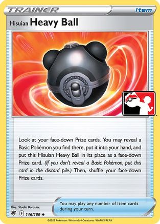 Hisuian Heavy Ball 146/189  Prize Pack Series Cards - Uncommon
