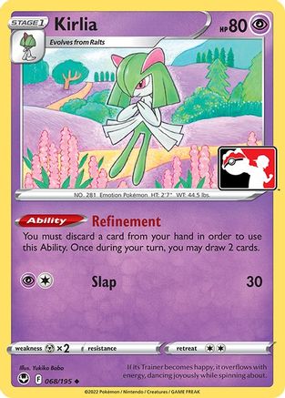Kirlia 068/195  - Holofoil Prize Pack Series Cards - Uncommon