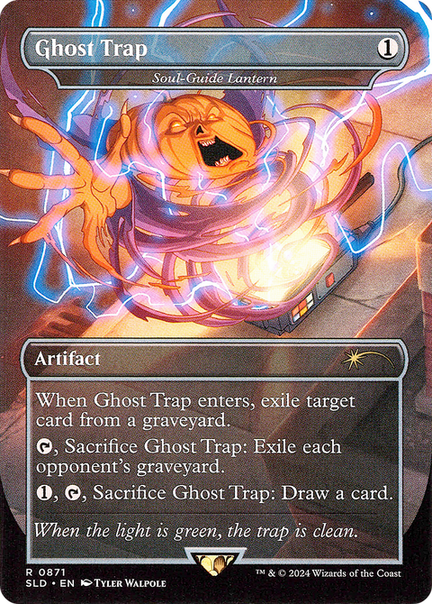 Soul-Guide Lantern (SLD-871) - Secret Lair Drop / Ghost Trap (Borderless)