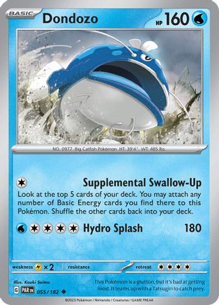 Dondozo 055/182  SV04 Paradox Rift - Uncommon