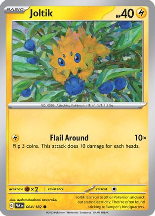 Joltik 064/182  - Reverse Holofoil SV04 Paradox Rift - Common
