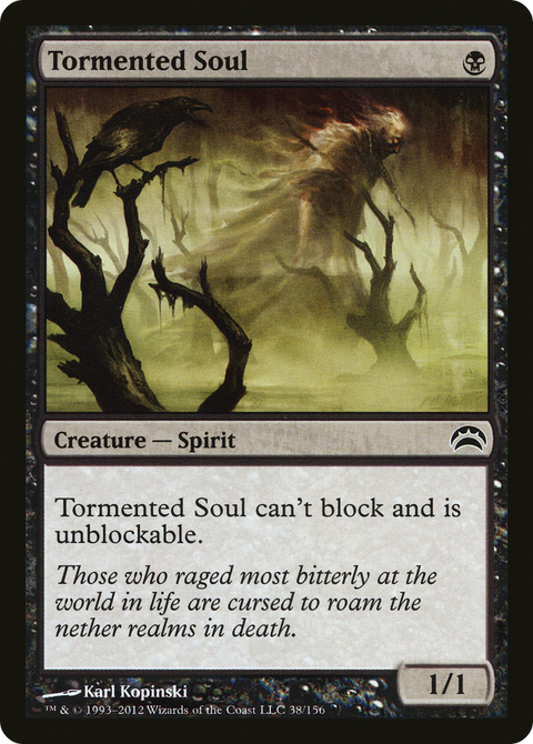 Tormented Soul (PC2-038) - Planechase 2012 Foil